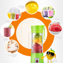 Load image into Gallery viewer, USB Rechargeable Juicer Water Bottle