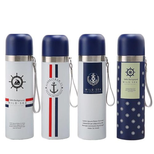 Personality Wind Bullet Stainless Steel Water Bottle
