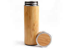 Load image into Gallery viewer, Stainless Steel Bamboo Bottle