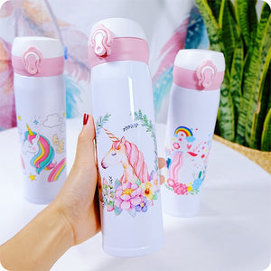 Creative Unicorn/Rainbow Thermos Bottle