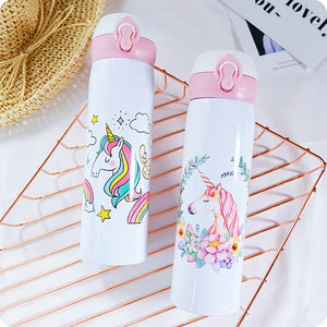 Creative Unicorn/Rainbow Thermos Bottle